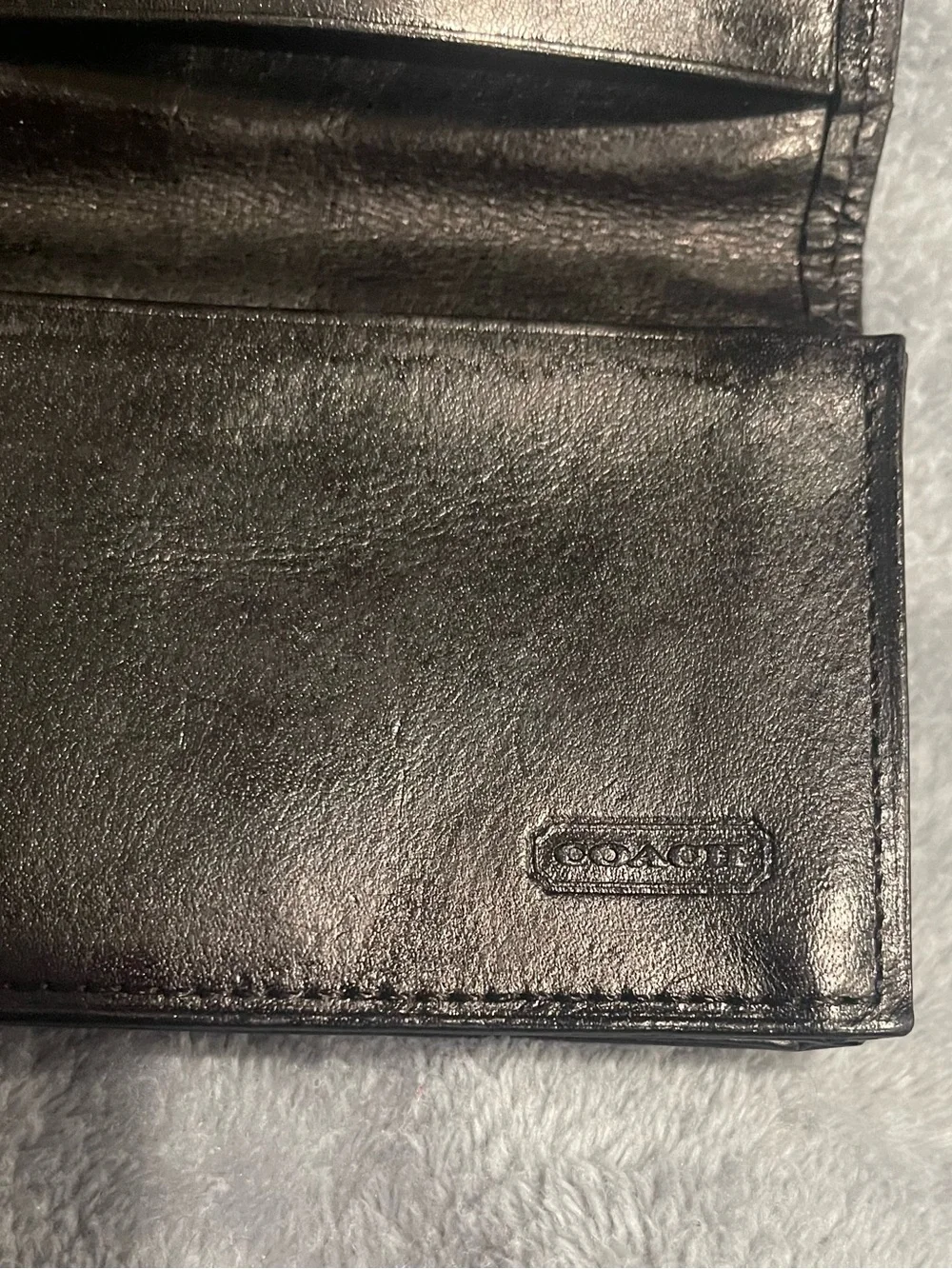 Coach Classic Black Leather Wallet